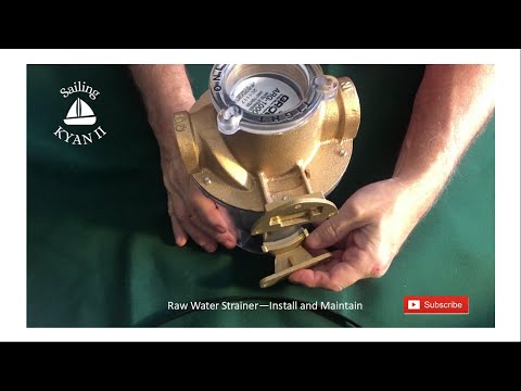 How to install a Groco Raw Sea Water Strainer Series ARG