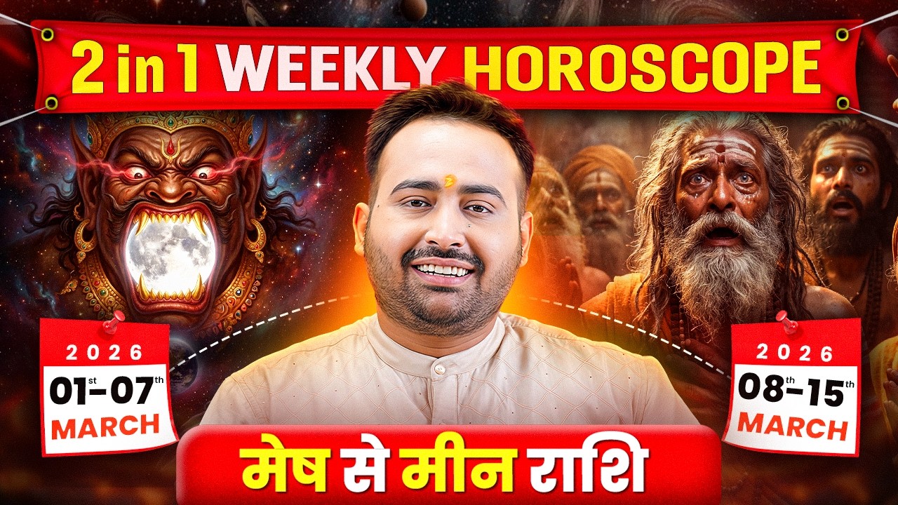2 in 1 Weekly Horoscope:  मेष से मीन राशि का 1 से 15 मार्च का साप्ताहिक र?