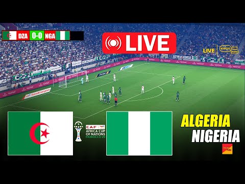 🔴LIVE : ALGERIA vs NIGERIA | eFootball PES 21 Simulation Gameplay PC