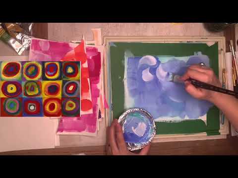 Kandinsky's Concentric Circles - Kids Art Class