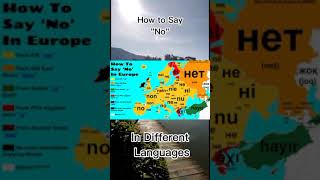 How to Say "No" in Different Language #shorts