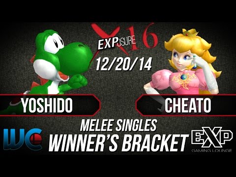 EXPosure 16 - Yoshido (Yoshi) vs. Cheato (Peach) Melee Winner's Bracket