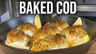 Baked Cod Fish in Oven | Easy Fish Dinner