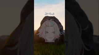 干からびて岩になってしまった羽継烏有【ホロスタ切り抜き／UPROAR!!／羽継烏有】