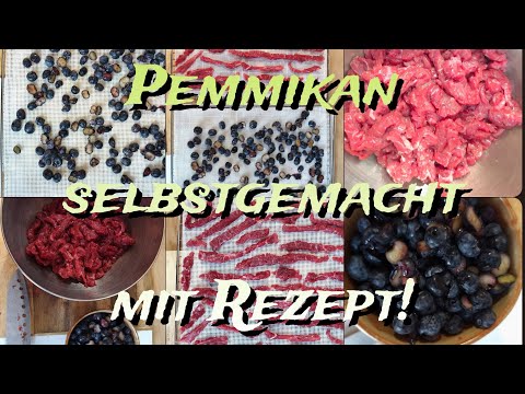 Pemmikan Selbermachen -  DIY Powerfood für unterwegs