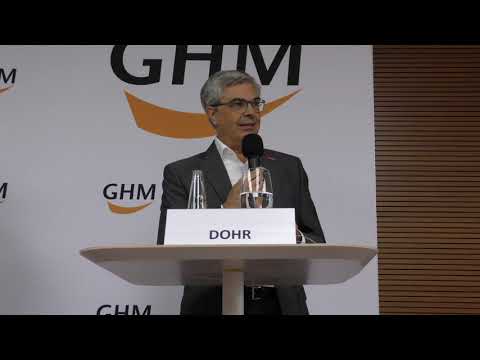Messen finden wieder statt: GHM Chef Dieter Dohr auf der Heim+Handwerk 2020 Pressekonferenz