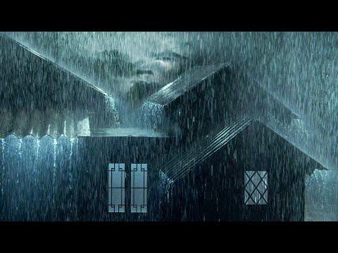 ⚡Powerful Thunderstorm Rain Sounds for Sleeping | Heavy Rainstorm & Very Strong Thunder on Tin Roof