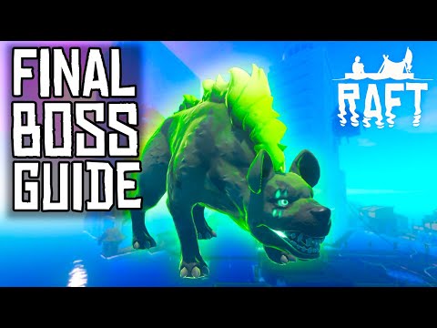 RAFT - How to beat ALPHA HYENA - Final Boss GUIDE