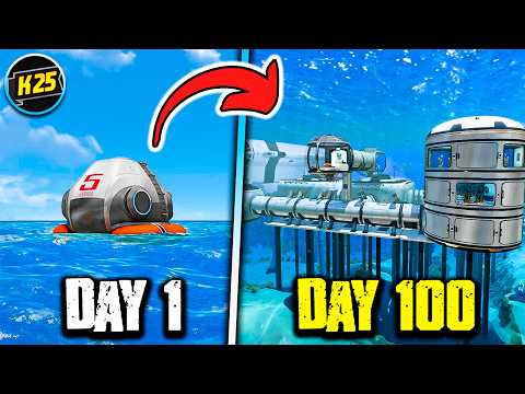 I Survived 100 Days in Subnautica to complete 100%, Here's What Happened! 😮