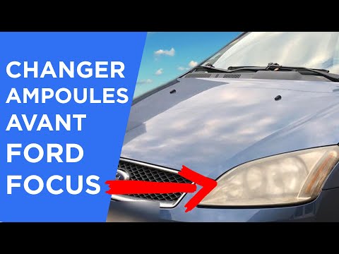 How to change the headlight bulbs on a Ford Focus