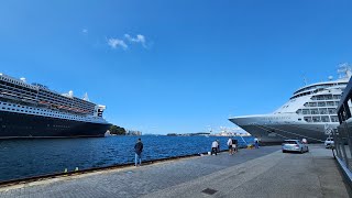 Silver Shadow turning around in Stavanga on 27th July 2025 from Queen Mary 2 Bridge Cam