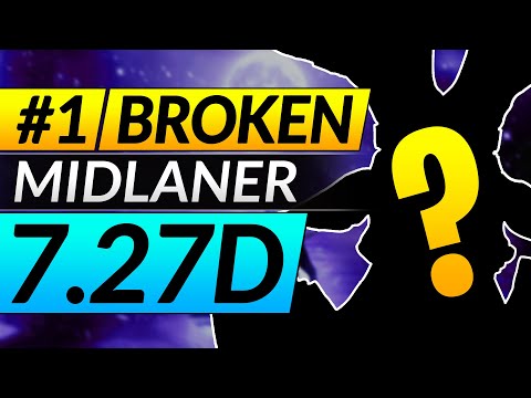 This MIDLANE Hero is 100% BROKEN in 7.27D - CCNC's INSANE Tips and Tricks - Dota 2 Leshrac Guide