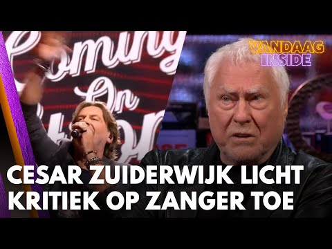 Cesar Zuiderwijk licht kritiek op zwaaiende zanger van Golden Earring-tributeband toe