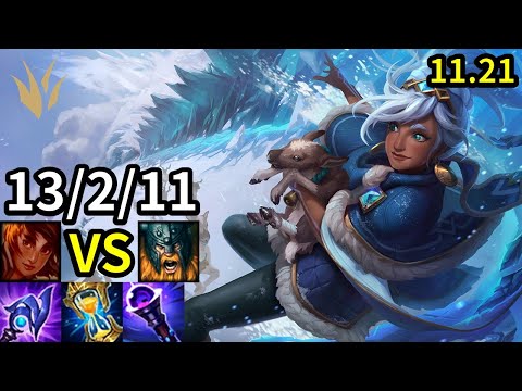 Taliyah Jungle vs Olaf - KR Grandmaster | Patch 11.21