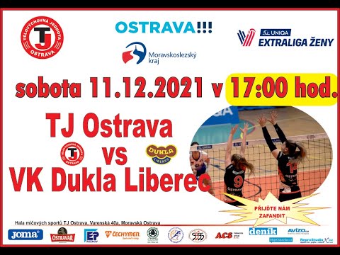 Extraliga žen - 17. kolo: TJ Ostrava - VK Dukla Liberec  11.12.2021