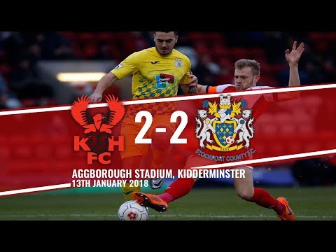 Harriers 2-2 Stockport County 13/01/18: Extended highlights