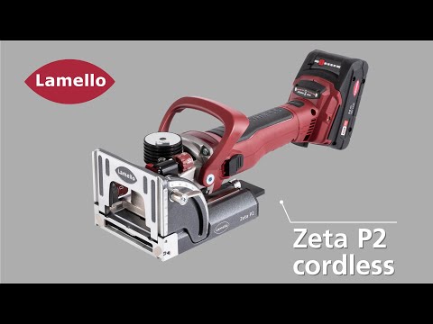 Zeta P2 cordless - The powerful P-System biscuit joiner for cordless freedom