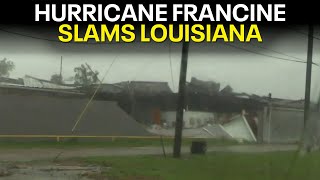 Francine slams Louisiana as Category 2 storm