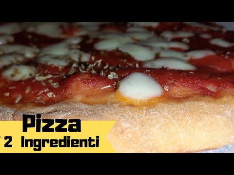 IMPASTO PIZZA CON LO YOGURT,SOLO 2 INGREDIENTI E LA PIZZA E' PRONTA