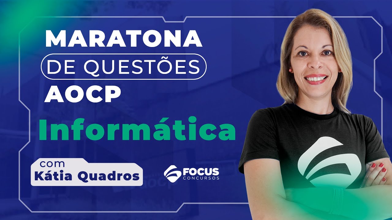 Maratona INSTITUTO AOCP: Organização e gerenciamento de informações, arquivos, pastas e programas