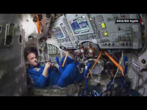 What happens during a year in space?
