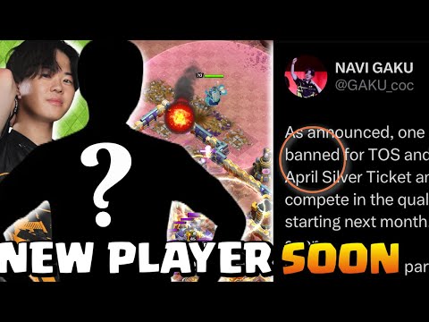 GAKU Announces NEW MEMBER Coming Soon to join NAVI (Clash of Clans)