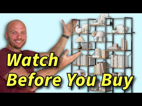 GarveeHome Triple Column 5-Tier Bookshelf, Review