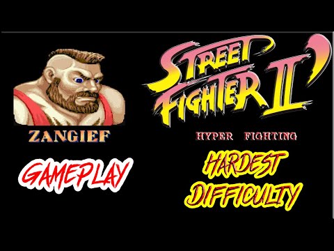 Street Fighter 2 Hyper Fighting - ZANGIEF GAMEPLAY