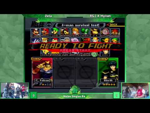 TreeHouse VI: SSB Melee Singles Round 4 -  RG|Hylian Vs. Zeta