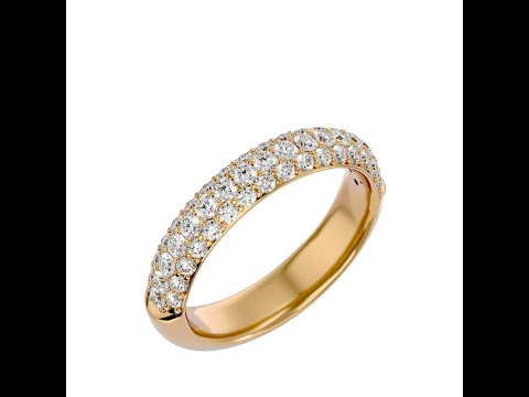 Inel Semi-Eternity Spectacular Briliant Aur 18k Pure Diamonds - Noelle