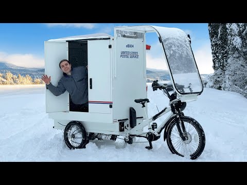 I Built a Micro Bike Camper - Full Build & Night In The Forest