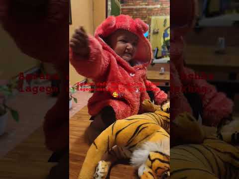 playing aarna at cafe #baby #cutebaby #cute