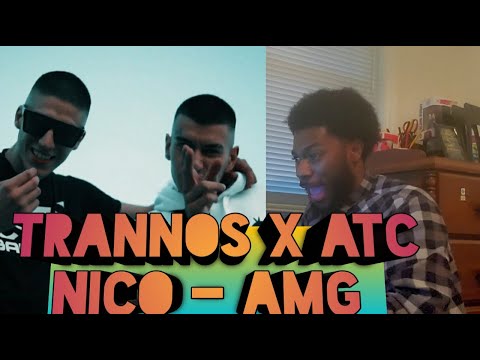 AMERICAN REACTING TO Trannos x ATC Nico - AMG (Official Music Video)