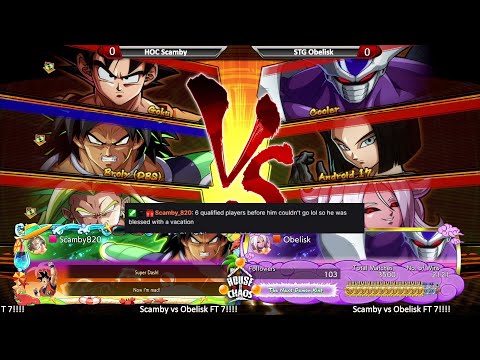 DBFZ FT 7 | HOC Scamby vs STG Obelisk | This Thumbnail tells you EVERYTHING ABOUT THIS SET LMAO.