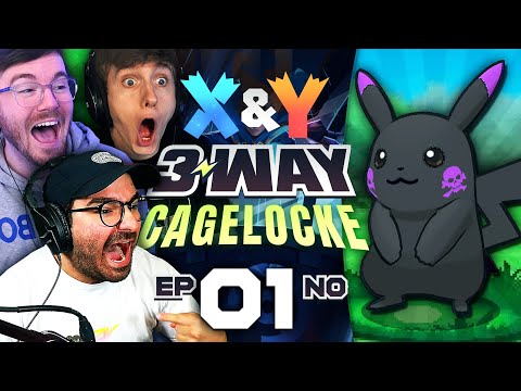 WORST RANDOMIZER LUCK! | Pokemon X&Y 3 Way Randomized Cagelocke • 01