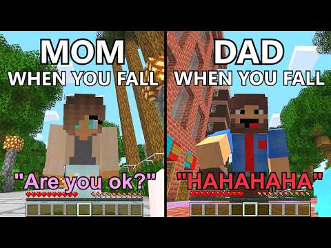 EPIC SHOWDOWN: Dad VS Mom in Minecraft