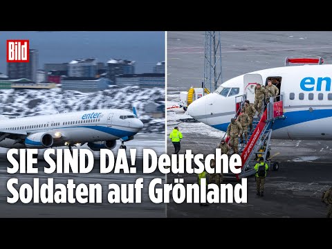 SIE SIND DA! 15 Bundeswehr-Soldaten auf Grönland gelandet – Touchdown in Nuuk