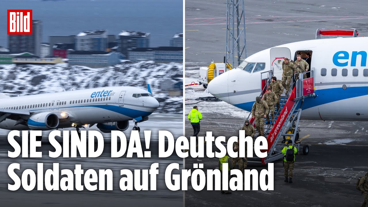 SIE SIND DA! 15 Bundeswehr-Soldaten auf Grönland gelandet – Touchdown in Nuuk