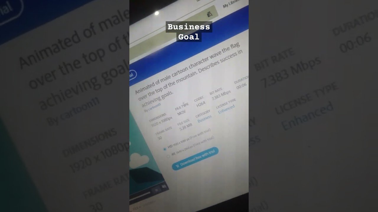 Adobe Stock Footage Contributor Inspirations - Business Goal