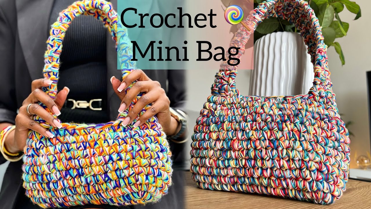 Crochet Easy and Fast Mini Bag Tutorial