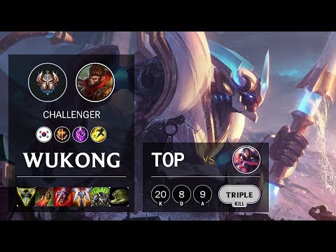 Wukong Top vs Irelia - KR Challenger Patch 10.12
