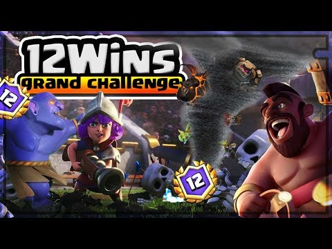 Hog + Bowler l 12 WINS Grand Challenge l Clash Royale