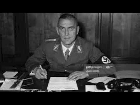 Nuremberg Trial Day 203 (1946) Max Juettner Cross Sir David Maxwell-Fyfe (AM)