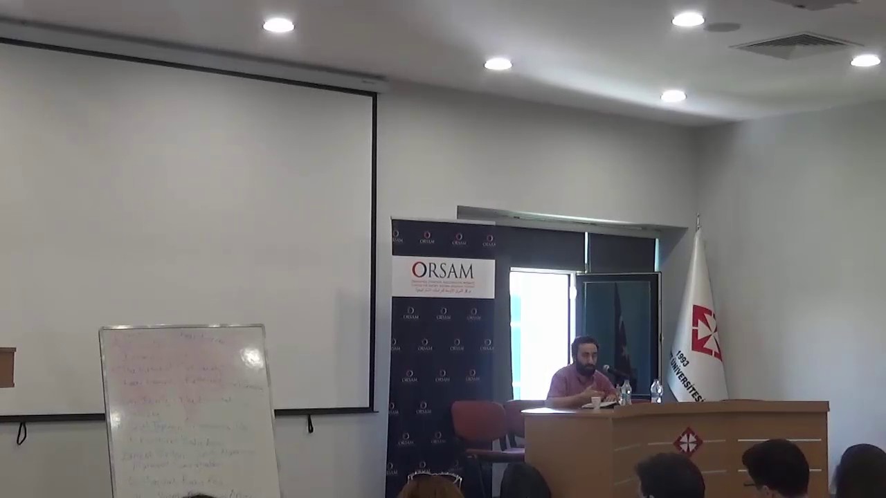 Doç. Dr. Ali Balcı, ORSAM Ortadoğu Yaz Okulu, 10.07.2017