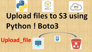How to Upload files from local to AWS S3 using Python (Boto3) API | upload_file method |Handson Demo