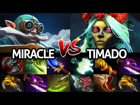 MIRACLE [Gyrocopter] Full Slotted VS TIMADO Muerta Epic Game Dota 2