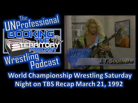 WCW Sat Night on TBS Recap March 21, 1992! Ricky Steamboat hangs Rick Rude! And Vader attacks Sting!