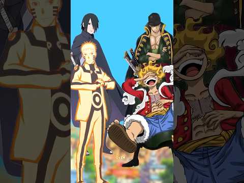 Naruto Sasuke Vs Luffy & Zoro