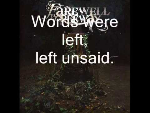 Farewell to Freeway - The Last Thing I'll Ever Say(with lyrics)