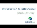 Introduction to EBSCOhost - Tutorial